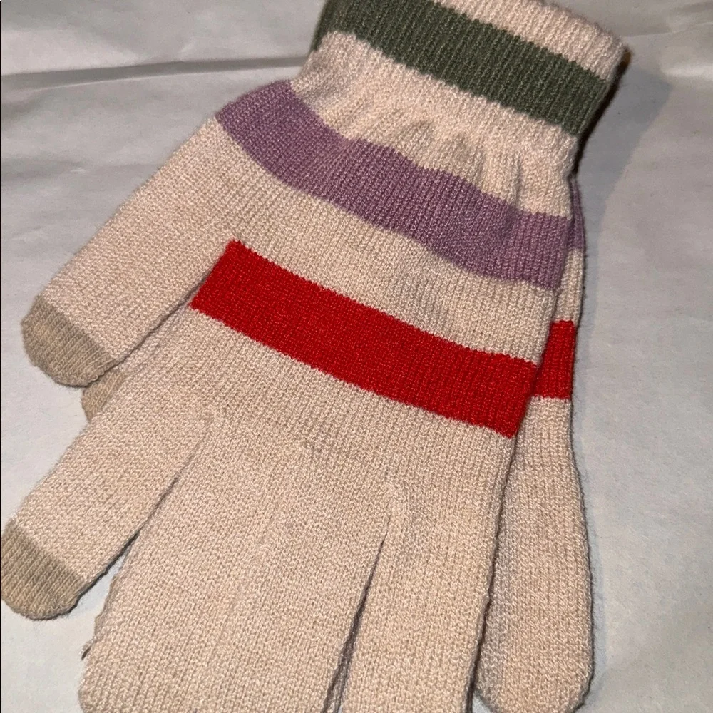 🧡15 for $20🧡 Old Navy Multicolor Striped Knit Gloves